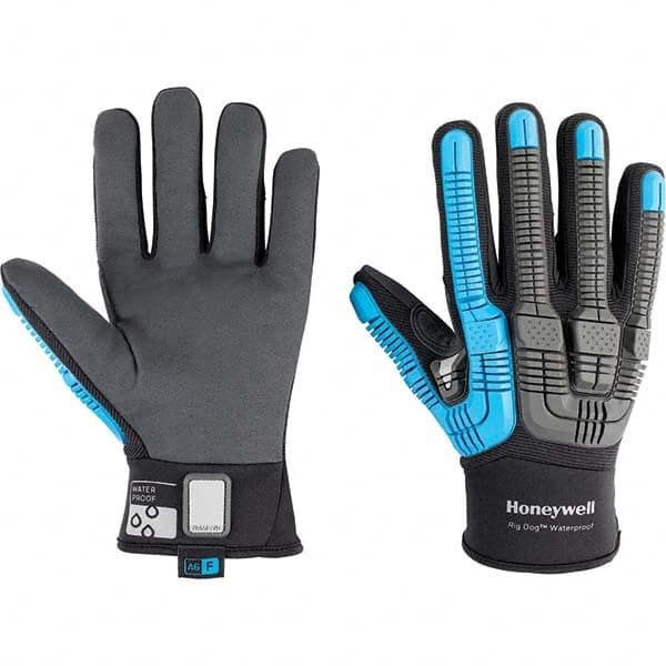 Honeywell - Size XL (10), ANSI Cut Lvl A6, Puncture Lvl 4, Abrasion Lvl 4, Rubber Coated Cut Resistant Gloves - USA Tool & Supply