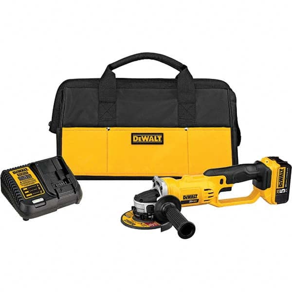 DeWALT - Angle & Disc Grinders Type of Power: Cordless Wheel Diameter (Inch): 4-1/2 - USA Tool & Supply