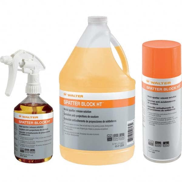 WALTER Surface Technologies - Welder's Anti-Spatter Type: Anti-Spatter Solution Container Size: 1 Gal. - USA Tool & Supply