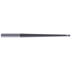 Harvey Tool - Ball End Mills; Mill Diameter (Inch): 1/16 ; Mill Diameter (Decimal Inch): 0.0620 ; Number of Flutes: 2 ; Length of Cut (Decimal Inch): 0.0500 ; Material: Solid Carbide ; Overall Length (Inch): 2 - Exact Industrial Supply