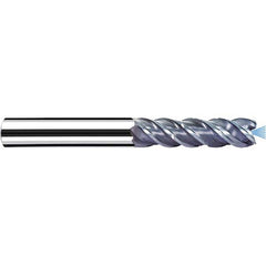 Fraisa - 3/8" Diam 4 Flute Solid Carbide 0.008" Corner Radius End Mill - USA Tool & Supply