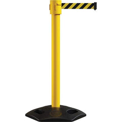 Trafford Industrial - Barrier Posts Type: Stanchion Post Color/Finish: Yellow - USA Tool & Supply