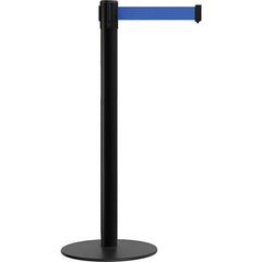 Trafford Industrial - Barrier Posts Type: Stanchion Post Color/Finish: Black - USA Tool & Supply