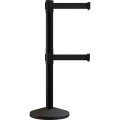 Trafford Industrial - Barrier Posts Type: Stanchion Post Color/Finish: Black - USA Tool & Supply