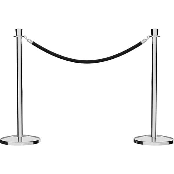 Trafford Industrial - Barrier Posts Type: Stanchion Post Color/Finish: Polished Stainless Steel - USA Tool & Supply