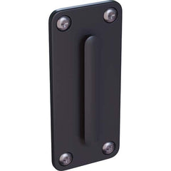 Trafford Industrial - Barrier Parts & Accessories Type: Wall Plate Color: Black - USA Tool & Supply