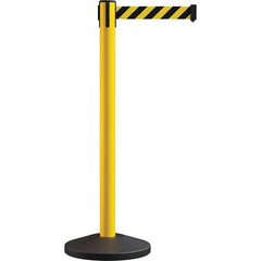 Trafford Industrial - Barrier Posts Type: Stanchion Post Color/Finish: Yellow - USA Tool & Supply