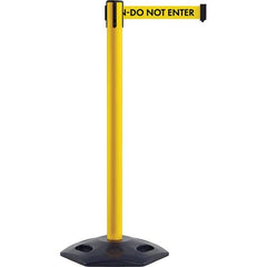 Trafford Industrial - Barrier Posts Type: Stanchion Post Color/Finish: Yellow - USA Tool & Supply