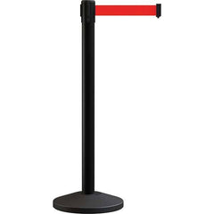 Trafford Industrial - Barrier Posts Type: Stanchion Post Color/Finish: Black - USA Tool & Supply