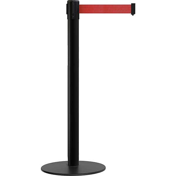 Trafford Industrial - Barrier Posts Type: Stanchion Post Color/Finish: Black - USA Tool & Supply