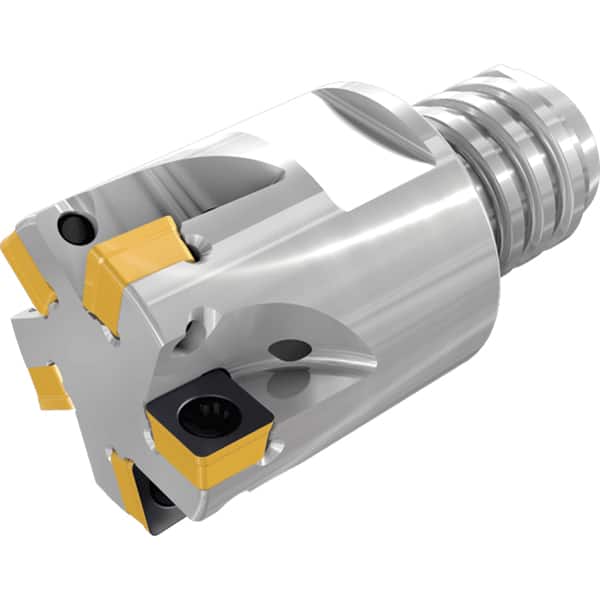 Iscar - Indexable Square-Shoulder End Mills Cutting Diameter (mm): 10.00 Cutting Diameter (Decimal Inch): 0.3937 - USA Tool & Supply