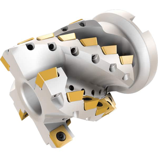 Iscar - Indexable Square-Shoulder End Mills Cutting Diameter (mm): 50.00 Cutting Diameter (Decimal Inch): 1.9680 - USA Tool & Supply