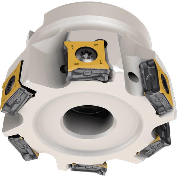 Iscar - Indexable Square-Shoulder Face Mills Cutting Diameter (mm): 76.20 Cutting Diameter (Decimal Inch): 3.0000 - USA Tool & Supply