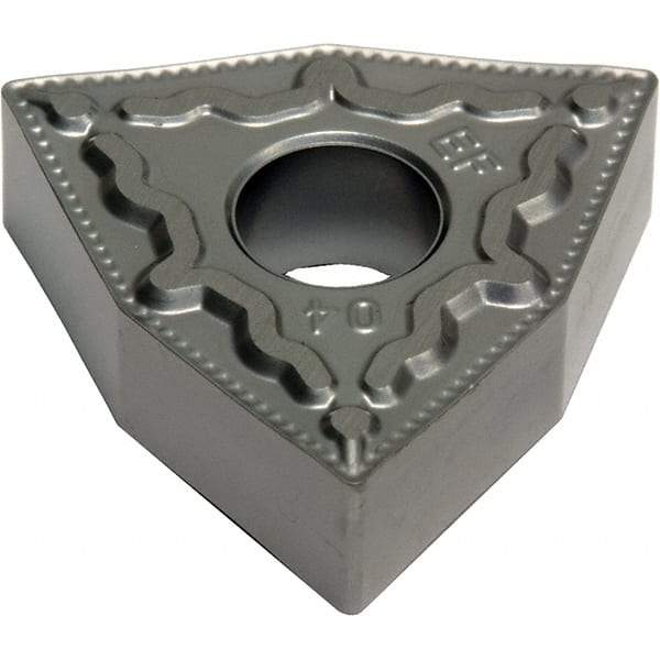 Sumitomo - WNMG331 EEF Grade AC5025S Carbide Turning Insert - TiAlSiN Finish, 80° Trigon, 3/8" Inscr Circle, 3/16" Thick, 0.0156" Corner Radius - USA Tool & Supply