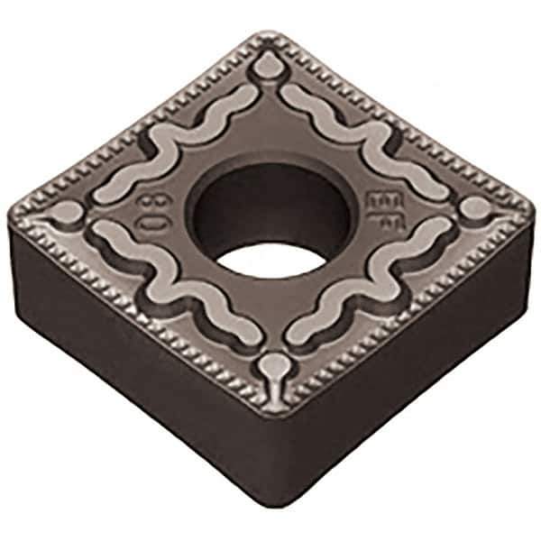 Sumitomo - SNMG432 EEF Grade AC5025S Carbide Turning Insert - TiAlSiN Finish, 90° Square, 1/2" Inscr Circle, 3/16" Thick, 0.0313" Corner Radius - USA Tool & Supply