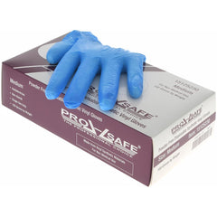 PRO-SAFE - Size M, 3 mil, Synthetic Hybrid Disposable Gloves - USA Tool & Supply