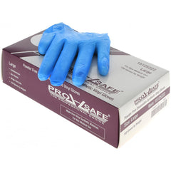 PRO-SAFE - Size L, 3 mil, Synthetic Hybrid Disposable Gloves - USA Tool & Supply