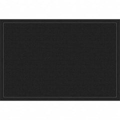 PRO-SAFE - 2.66' Long x 2' Wide Natural Rubber, Ribbed Entrance Matting - USA Tool & Supply