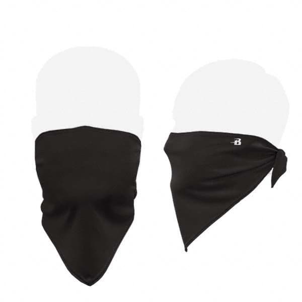 Badger Sport - 100 Pack, Size Universal Black Bandana Design Washable Face Mask - USA Tool & Supply