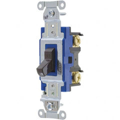 Bryant Electric - Wall & Dimmer Light Switches Switch Type: NonDimmer Switch Operation: Toggle - USA Tool & Supply