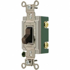 Bryant Electric - Wall & Dimmer Light Switches Switch Type: NonDimmer Switch Operation: Toggle - USA Tool & Supply