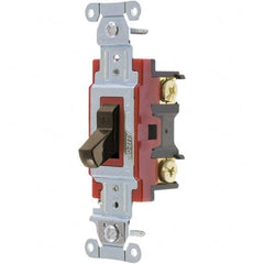 Bryant Electric - Wall & Dimmer Light Switches Switch Type: Four Way Switch Operation: Toggle - USA Tool & Supply