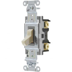 Bryant Electric - Wall & Dimmer Light Switches Switch Type: NonDimmer Switch Operation: Toggle - USA Tool & Supply