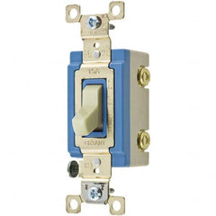 Bryant Electric - Wall & Dimmer Light Switches Switch Type: NonDimmer Switch Operation: Toggle - USA Tool & Supply