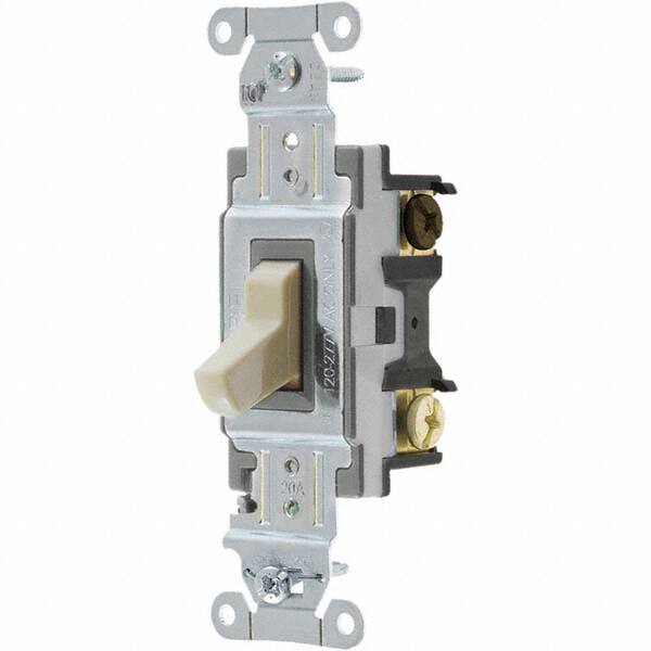 Bryant Electric - Wall & Dimmer Light Switches Switch Type: Four Way Switch Operation: Toggle - USA Tool & Supply