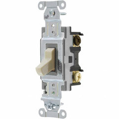 Bryant Electric - Wall & Dimmer Light Switches Switch Type: Four Way Switch Operation: Toggle - USA Tool & Supply