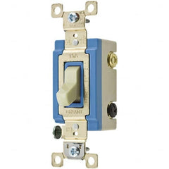 Bryant Electric - Wall & Dimmer Light Switches Switch Type: Four Way Switch Operation: Toggle - USA Tool & Supply