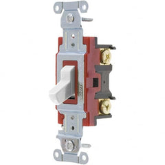 Bryant Electric - Wall & Dimmer Light Switches Switch Type: Four Way Switch Operation: Toggle - USA Tool & Supply