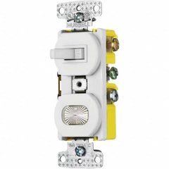 Bryant Electric - Wall & Dimmer Light Switches Switch Type: NonDimmer Switch Operation: Toggle - USA Tool & Supply