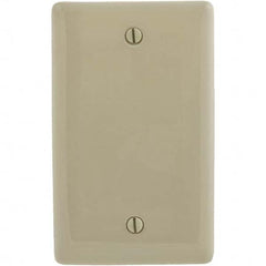 Wall Plates; Wall Plate Type: Blank Wall Plates; Wall Plate Configuration: Blank; Shape: Rectangle; Wall Plate Size: Standard; Number of Gangs: 1; Overall Length (mm): 4.6300 in; Overall Length (Inch): 4.6300; Overall Width (Decimal Inch): 2.8800; Overall