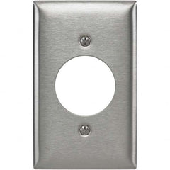 Bryant Electric - Wall Plates Wall Plate Type: Outlet Wall Plates Color: Metallic - USA Tool & Supply