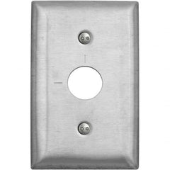 Bryant Electric - Wall Plates Wall Plate Type: Switch Plates Color: Metallic - USA Tool & Supply