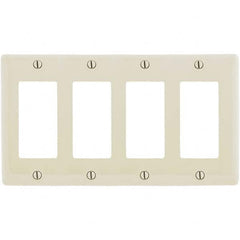 Bryant Electric - Wall Plates Wall Plate Type: Outlet Wall Plates Color: Light Almond - USA Tool & Supply