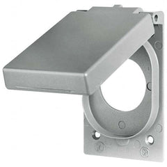 Bryant Electric - Weatherproof Box Covers Cover Shape: Rectangle Number of Holes in Outlet: 1 - USA Tool & Supply