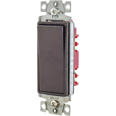 Bryant Electric - Wall & Dimmer Light Switches Switch Type: NonDimmer Switch Operation: Rocker - USA Tool & Supply