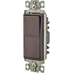 Bryant Electric - Wall & Dimmer Light Switches Switch Type: NonDimmer Switch Operation: Rocker - USA Tool & Supply