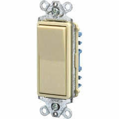 Bryant Electric - Wall & Dimmer Light Switches Switch Type: NonDimmer Switch Operation: Rocker - USA Tool & Supply