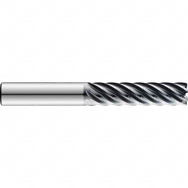 SGS - 10mm, 30mm LOC, 10mm Shank Diam, 80mm, 7 Flute Solid Carbide Square End Mill - USA Tool & Supply