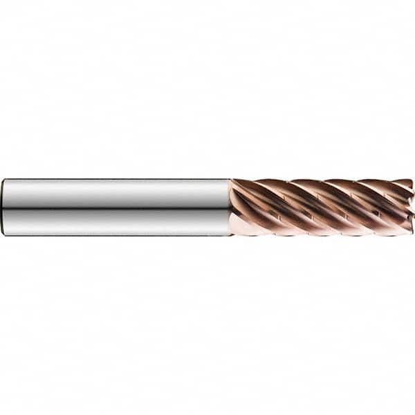 SGS - 20mm, 80mm LOC, 20mm Shank Diam, 140mm, 7 Flute Solid Carbide Square End Mill - USA Tool & Supply