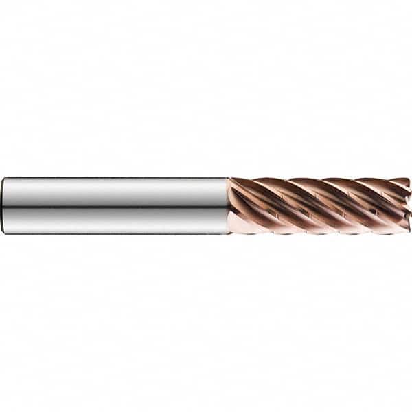 SGS - 1/2" Diam 7 Flute Solid Carbide 0.03" Corner Radius End Mill - USA Tool & Supply