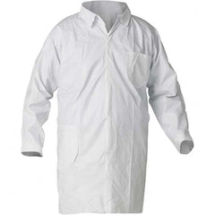 KleenGuard - Pack of (30) Size XL White Lab Coat - USA Tool & Supply