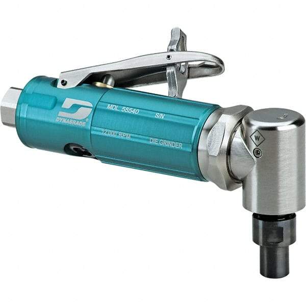 Dynabrade - Air Die Grinders Type: Angle Die Grinder Collet Size (Inch): 1/4 - USA Tool & Supply