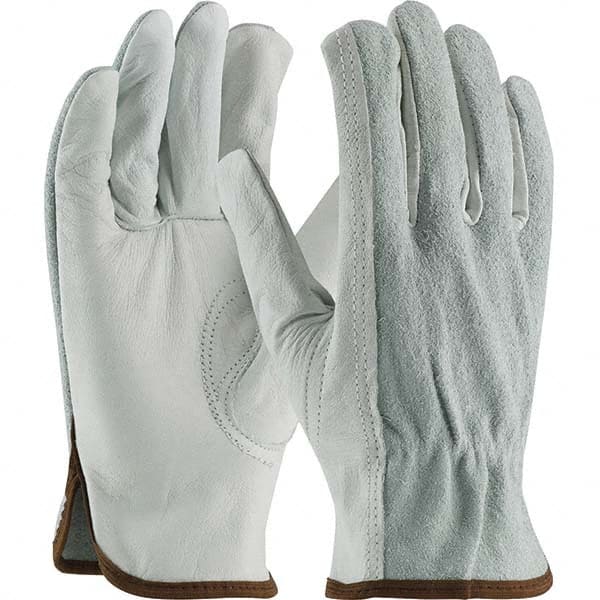 PIP - Size M Leather Work Gloves - USA Tool & Supply