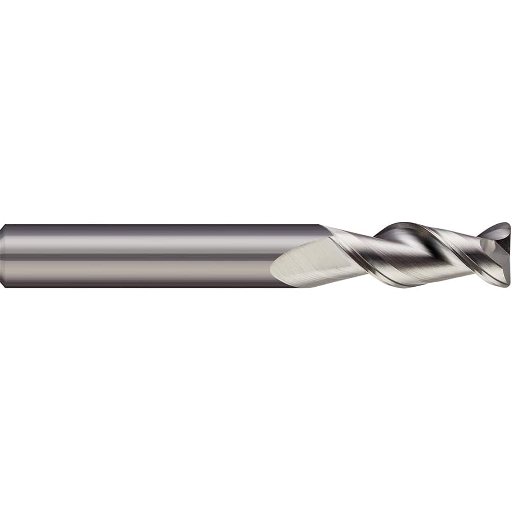 Micro 100 - Corner Radius & Corner Chamfer End Mills; Mill Diameter (Inch): 1 ; Mill Diameter (Decimal Inch): 1.0000 ; End Type: Corner Radius ; Corner Radius (Inch): 1/8 ; Corner Radius (Decimal Inch): 0.1250 ; Number of Flutes: 2 - Exact Industrial Supply