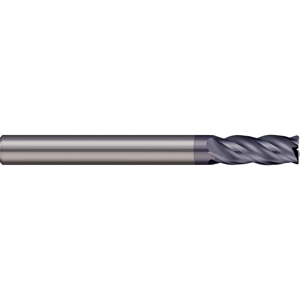 Micro 100 - Corner Radius & Corner Chamfer End Mills; Mill Diameter (mm): 12.00 ; Mill Diameter (Decimal Inch): 0.4724 ; End Type: Corner Radius ; Corner Radius (mm): 0.60 ; Number of Flutes: 4 ; Material: Solid Carbide - Exact Industrial Supply