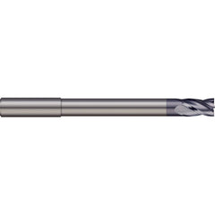 Micro 100 - Square End Mills; Mill Diameter (mm): 16.00 ; Mill Diameter (Decimal Inch): 0.6299 ; Length of Cut (mm): 30.0000 ; Length of Cut (Decimal Inch): 1.1811 ; Material: Solid Carbide ; Finish/Coating: AlTiN - Exact Industrial Supply